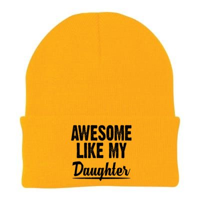 Awesome Like My Daughter Cute Gift Knit Cap Winter Beanie