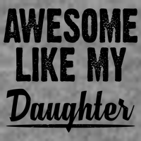 Awesome Like My Daughter Cute Gift Wool Snapback Cap