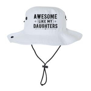 Awesome Like My Daughters Dad Funny Fathers Day Gift Legacy Cool Fit Booney Bucket Hat