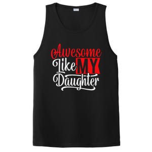 Awesome Like My Daughter Dad Fathers Day PosiCharge Competitor Tank