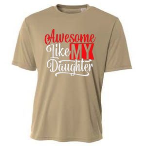 Awesome Like My Daughter Dad Fathers Day Cooling Performance Crew T-Shirt