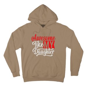 Awesome Like My Daughter Dad Fathers Day Hoodie