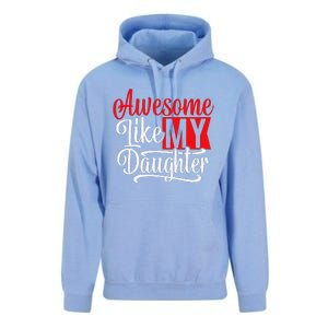 Awesome Like My Daughter Dad Fathers Day Unisex Surf Hoodie