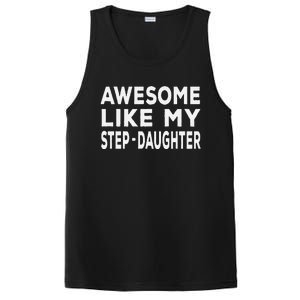 Awesome Like My Stepdaughter Funny Fathers Day PosiCharge Competitor Tank