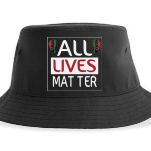 All Lives Matter Juneteenth Day Gift Sustainable Bucket Hat