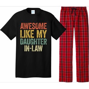 Awesome Like My Daughterinlaw Parents Day Pajama Set