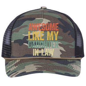 Awesome Like My Daughterinlaw Parents Day Retro Rope Trucker Hat Cap