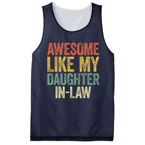 Awesome Like My Daughterinlaw Parents Day Mesh Reversible Basketball Jersey Tank