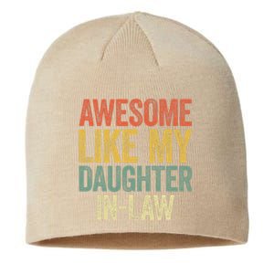 Awesome Like My Daughterinlaw Parents Day Sustainable Beanie