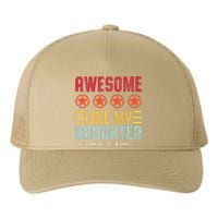 Awesome Like My Daughter Vintage FatherS Day From Daughter Yupoong Adult 5-Panel Trucker Hat