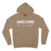 Awesome Like My Daughter Mom And Dad Hoodie