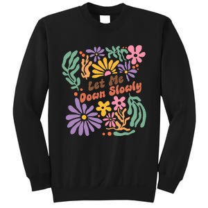 Alec Let Me Down Slowly Floral Art Benjamin Sweatshirt