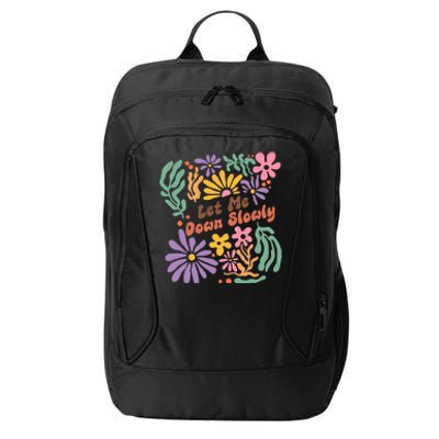 Alec Let Me Down Slowly Floral Art Benjamin City Backpack