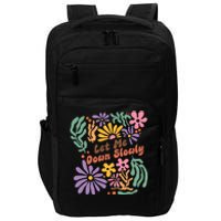 Alec Let Me Down Slowly Floral Art Benjamin Impact Tech Backpack