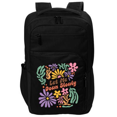 Alec Let Me Down Slowly Floral Art Benjamin Impact Tech Backpack