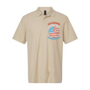 Awesome Like My Daughter Funny FatherS Day 4th Of July 2024 Softstyle Adult Sport Polo