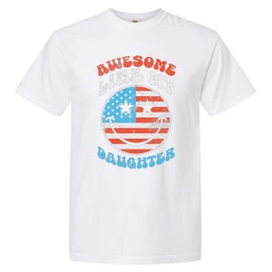 Awesome Like My Daughter Funny FatherS Day 4th Of July 2024 Garment-Dyed Heavyweight T-Shirt