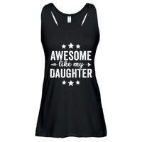 Awesome Like My Daughter Funny Dad Vintage Ladies Essential Flowy Tank