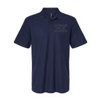 Awesome Like My Daughters Softstyle Adult Sport Polo