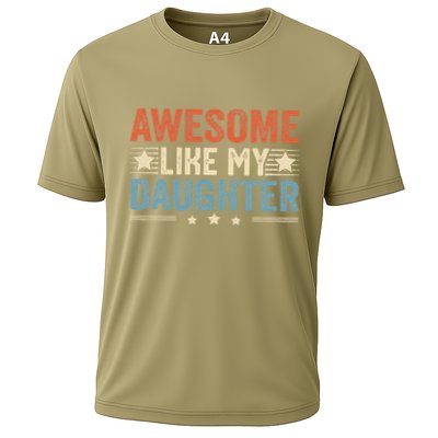 Awesome Like My Daughter Funny FatherS Day Dad Performance Shirt