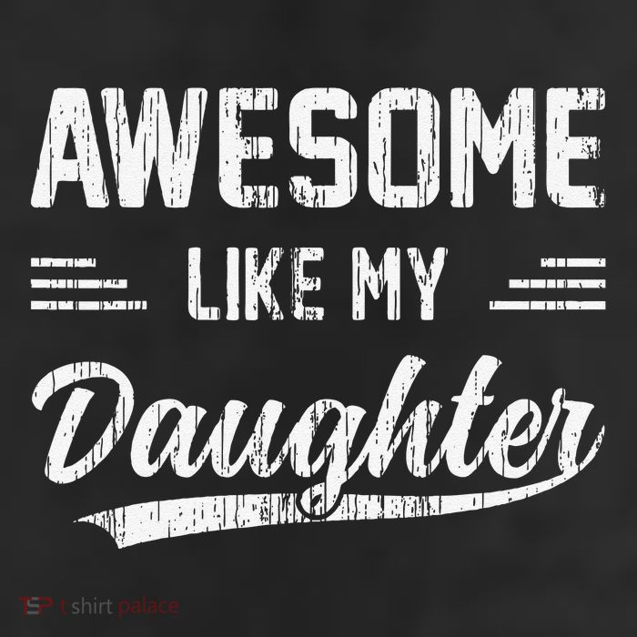 Awesome Like My Daughter Dad Funny Fathers Day Cool Comfort Performance Bucket Hat