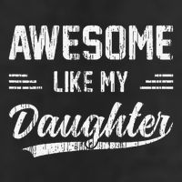 Awesome Like My Daughter Dad Funny Fathers Day Adult Drive Performance Visor
