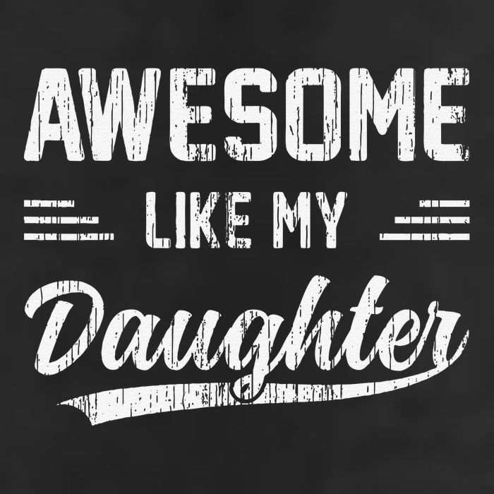 Awesome Like My Daughter Dad Funny Fathers Day Adult Drive Performance Visor