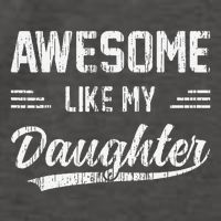 Awesome Like My Daughter Dad Funny Fathers Day Vector Backpack
