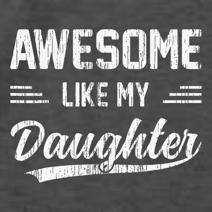 Awesome Like My Daughter Dad Funny Fathers Day Vector Backpack