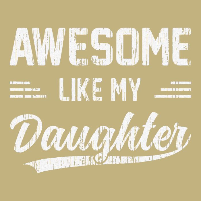 Awesome Like My Daughter Dad Funny Fathers Day Cooling Performance Long Sleeve Crew