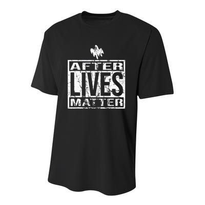 After Lives Matter For Ghost Hunting Paranormal Investigator Youth Performance Sprint T-Shirt