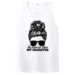 Awesome Like My Daughter Funny Father Mother Mom Dad PosiCharge Competitor Tank