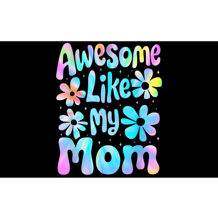 Awesome Like My Mom Mommy Groovy Graphic MotherS Day Bumper Sticker