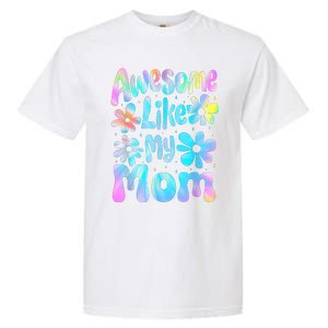 Awesome Like My Mom Mommy Groovy Graphic MotherS Day Garment-Dyed Heavyweight T-Shirt