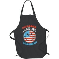 Awesome Like My Daughter Funny Fathers Day 4th Of July 2025 Apron