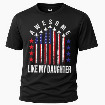Awesome Like My Daughter Funny Fathers Day & 4th Of July Performance Shirt