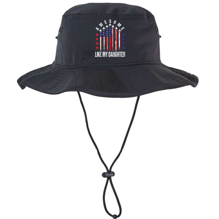 Awesome Like My Daughter Funny Fathers Day & 4th Of July Legacy Cool Fit Booney Bucket Hat