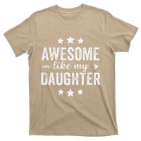 Awesome Like My Daughter Funny Dad Vintage T-Shirt