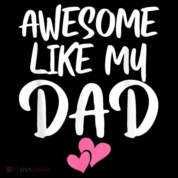 Awesome Like My Dad Daughter Dad And Son Matching Bag