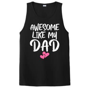 Awesome Like My Dad Daughter Dad And Son Matching PosiCharge Competitor Tank