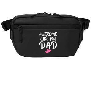 Awesome Like My Dad Daughter Dad And Son Matching Crossbody Pack