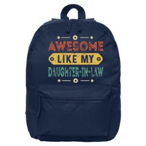 Awesome Like My Daughter In Law Family Lovers 16 in Basic Backpack