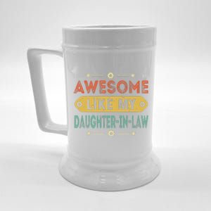 Awesome Like My Daughter In Law Family Lovers Beer Stein