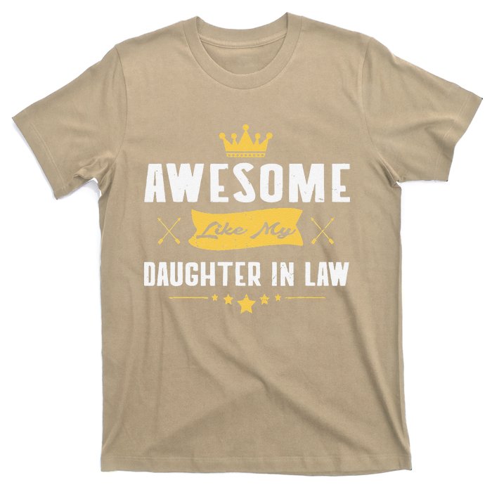 Awesome Like My Daughter In Law FatherS Day T-Shirt