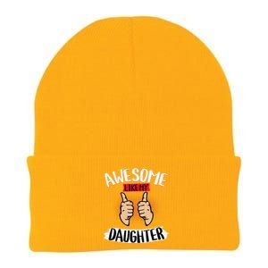 Awesome Like My Daughter Parents FatherS Day MotherS Day Knit Cap Winter Beanie