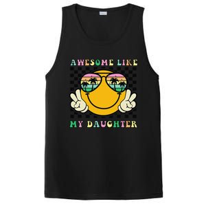 Awesome Like My Daughter Funny FatherS Day Dad PosiCharge Competitor Tank