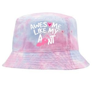 Awesome Like My Aunt Funny Niece And Nephew Gift Tie-Dyed Bucket Hat