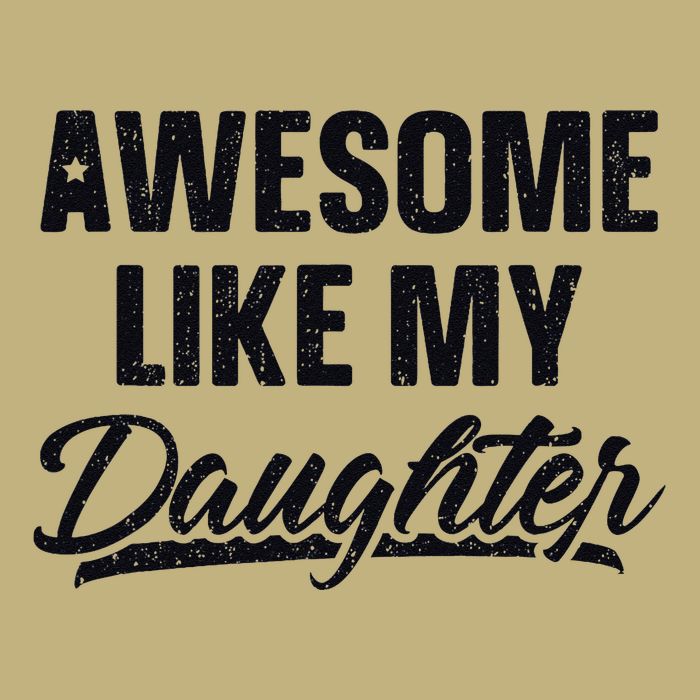 Awesome Like My Daughter Gift Funny FatherS Day Hoodie