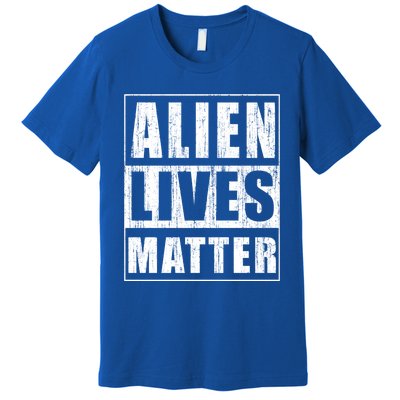 Alien Lives Matter Extraterrestrial Believer Gift Premium T-Shirt