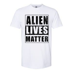 Alien Lives Matter Extraterrestrial Believer Gift Softstyle CVC T-Shirt